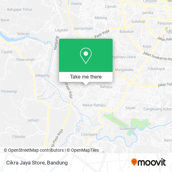 Cikra Jaya Store map