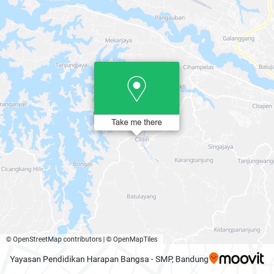 Yayasan Pendidikan Harapan Bangsa - SMP map