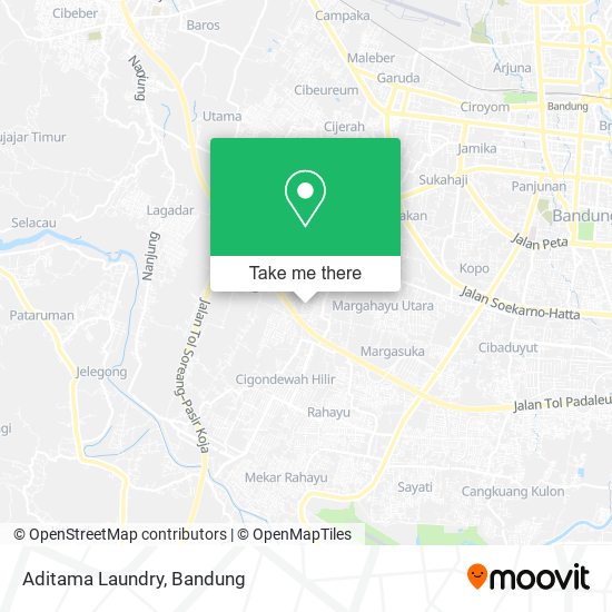 Aditama Laundry map