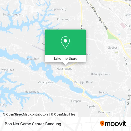 Bos Net Game Center map