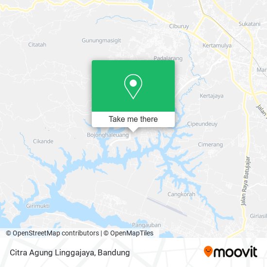 Citra Agung Linggajaya map