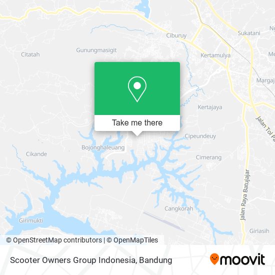 Scooter Owners Group Indonesia map