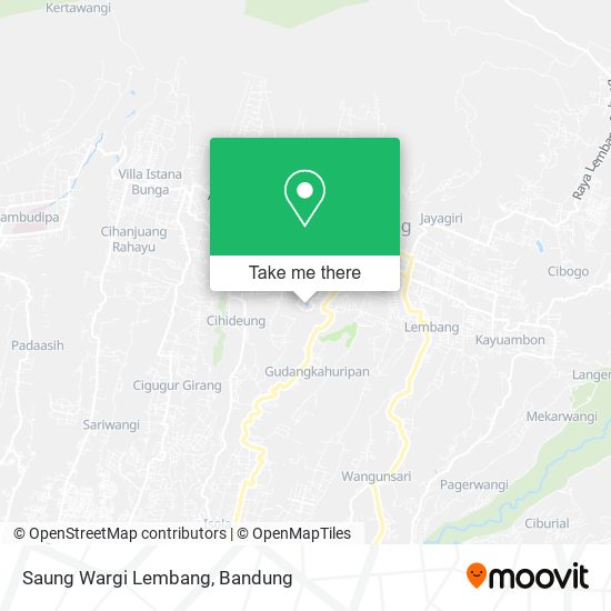 Saung Wargi Lembang map