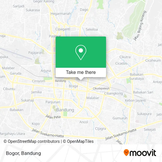 Bogor map