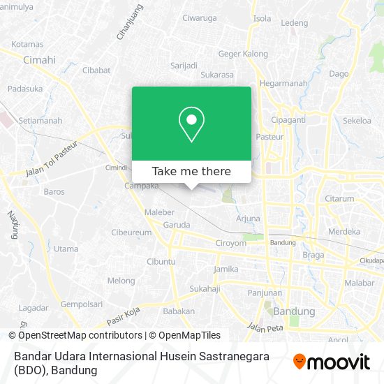 Bandar Udara Internasional Husein Sastranegara (BDO) map