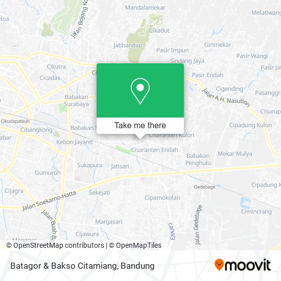 Batagor & Bakso Citamiang map