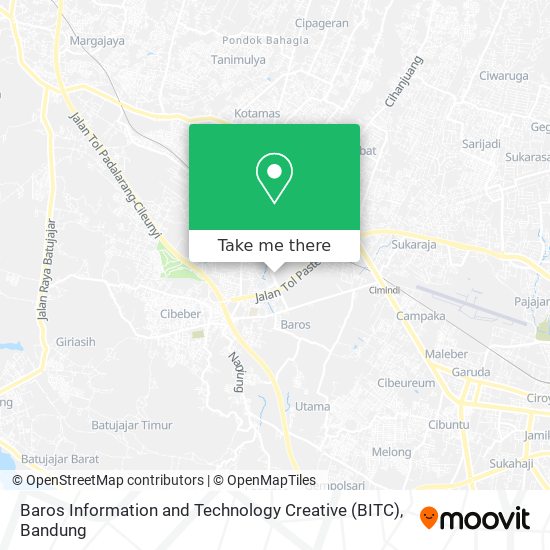 Baros Information and Technology Creative (BITC) map