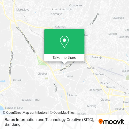 Baros Information and Technology Creative (BITC) map