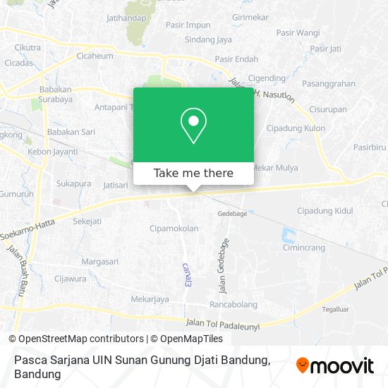 Pasca Sarjana UIN Sunan Gunung Djati Bandung map