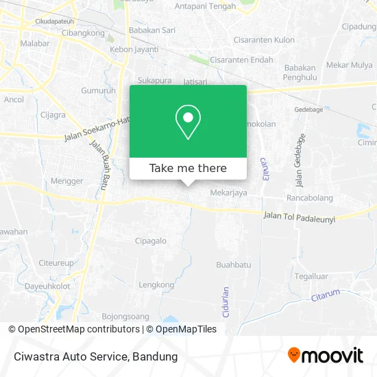 Ciwastra Auto Service map