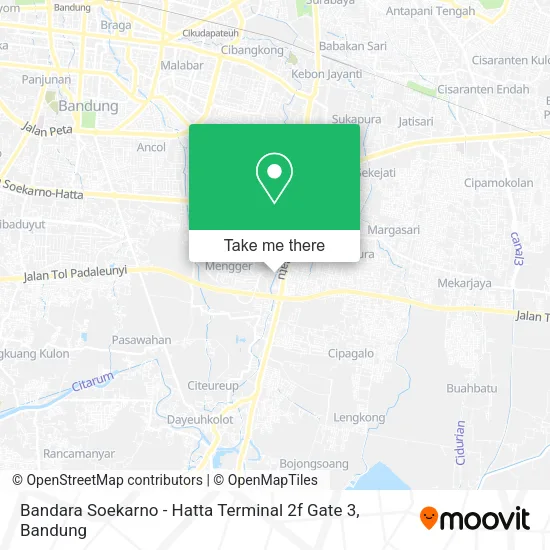 Bandara Soekarno - Hatta Terminal 2f Gate 3 map