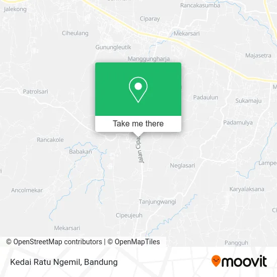 Kedai Ratu Ngemil map