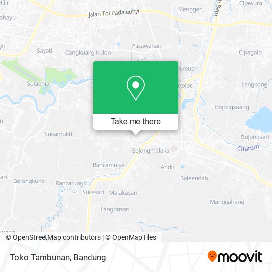 Toko Tambunan map