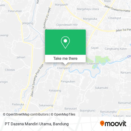 PT Dazena Mandiri Utama map