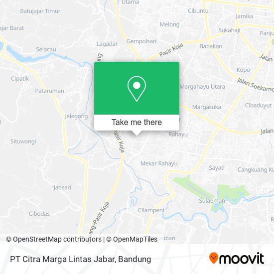 PT Citra Marga Lintas Jabar map