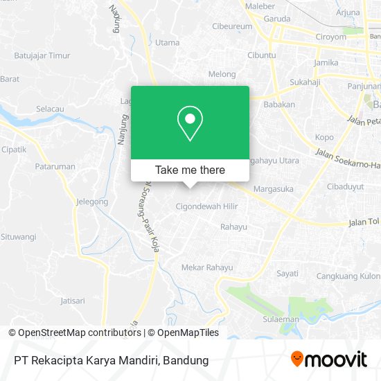 PT Rekacipta Karya Mandiri map