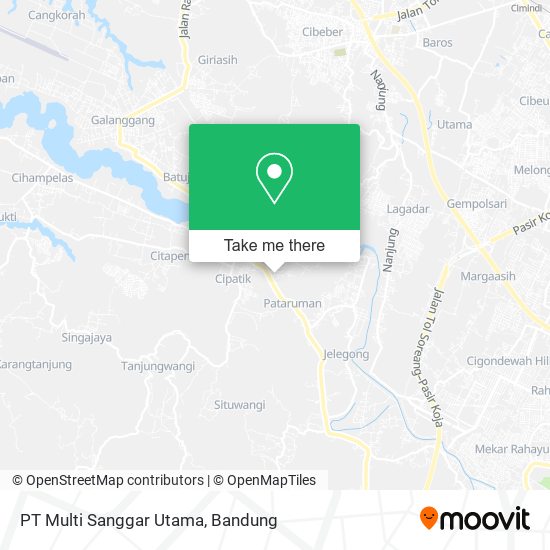 PT Multi Sanggar Utama map