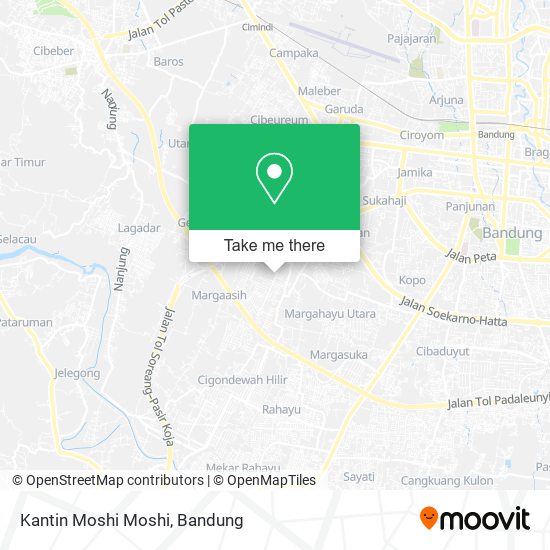 Kantin Moshi Moshi map