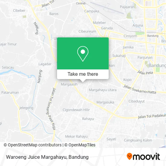 Waroeng Juice Margahayu map