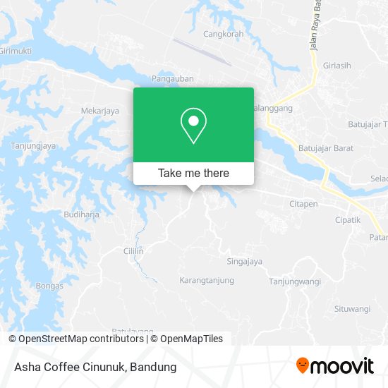 Asha Coffee Cinunuk map