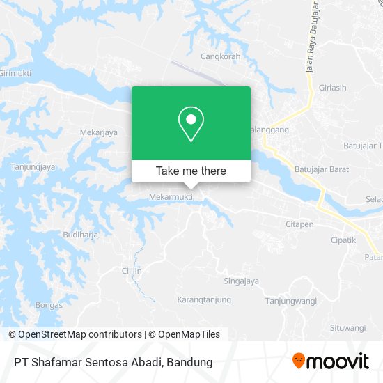 PT Shafamar Sentosa Abadi map