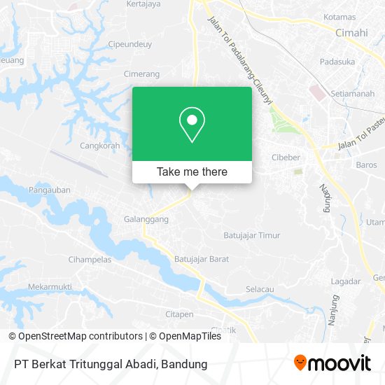 PT Berkat Tritunggal Abadi map