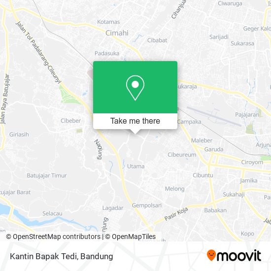 Kantin Bapak Tedi map