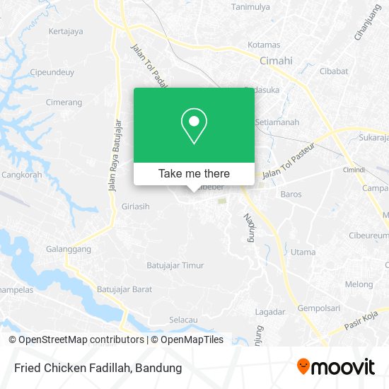 Fried Chicken Fadillah map