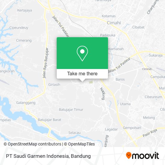 PT Saudi Garmen Indonesia map