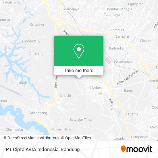 PT Cipta AVIA Indonesia map