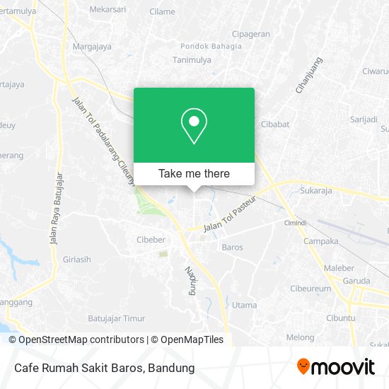 Cafe Rumah Sakit Baros map