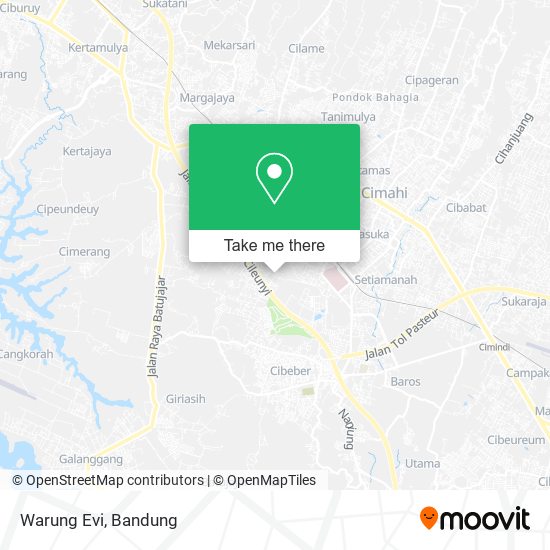 Warung Evi map