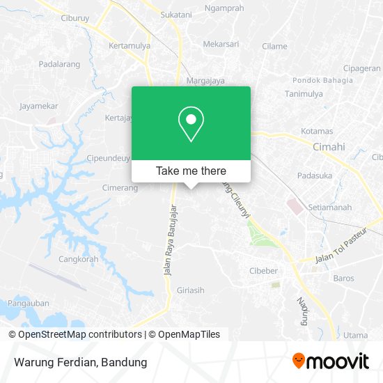 Warung Ferdian map