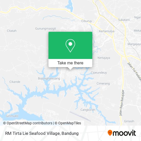 RM Tirta Lie Seafood Village map