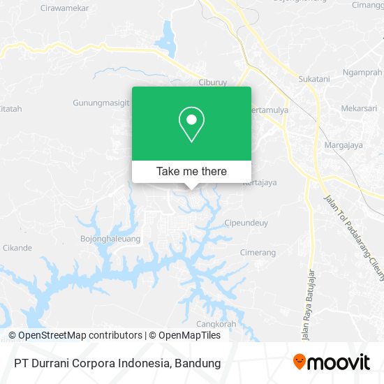 PT Durrani Corpora Indonesia map