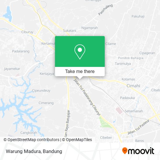 Warung Madura map