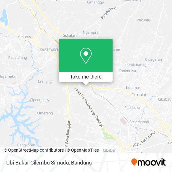 Ubi Bakar Cilembu Simadu map