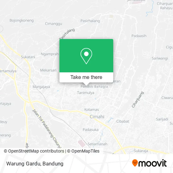 Warung Gardu map