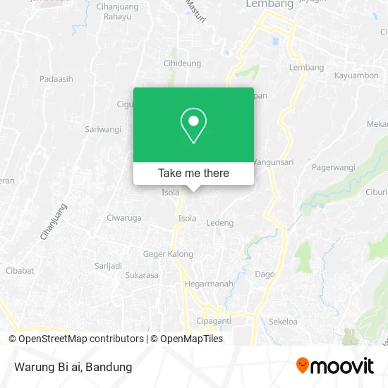 Warung Bi ai map