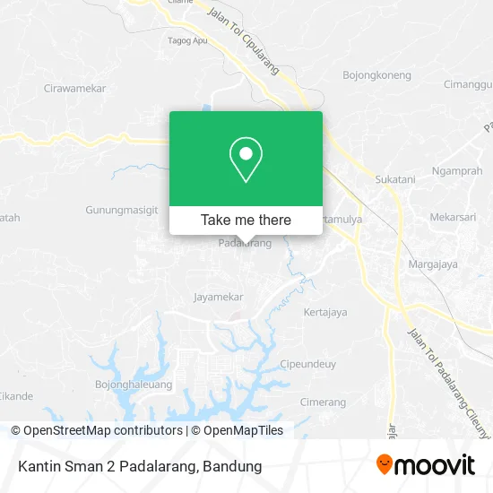 Kantin Sman 2 Padalarang map