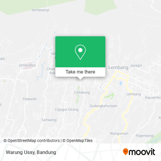 Warung Ussy map