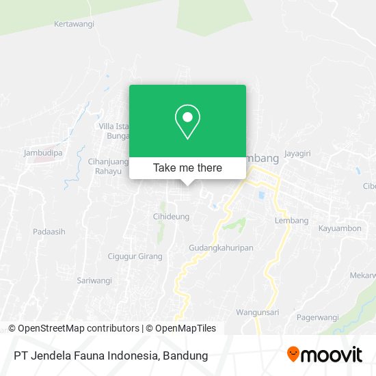 PT Jendela Fauna Indonesia map