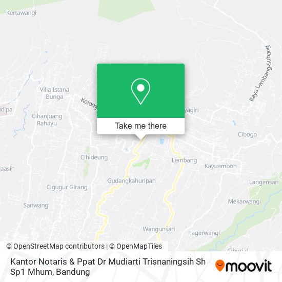 Kantor Notaris & Ppat Dr Mudiarti Trisnaningsih Sh Sp1 Mhum map