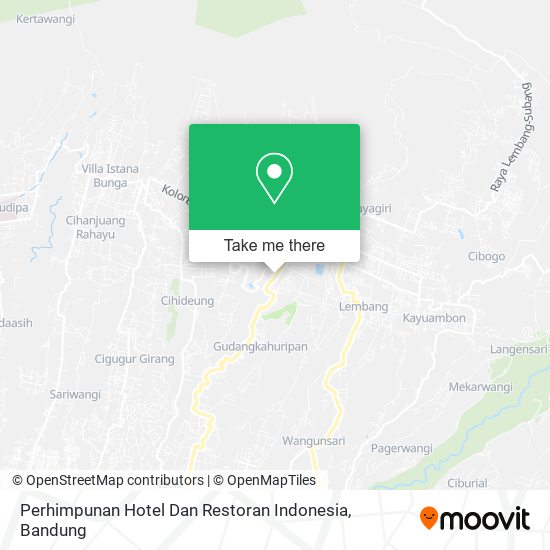 Perhimpunan Hotel Dan Restoran Indonesia map