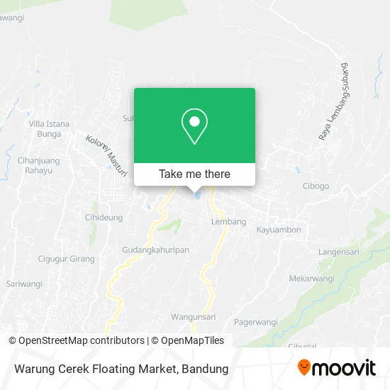 Warung Cerek Floating Market map