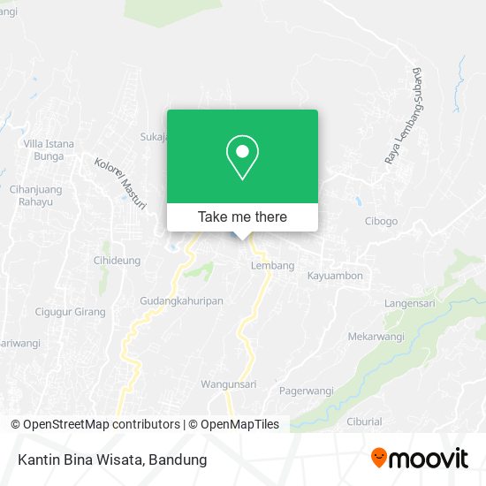 Kantin Bina Wisata map