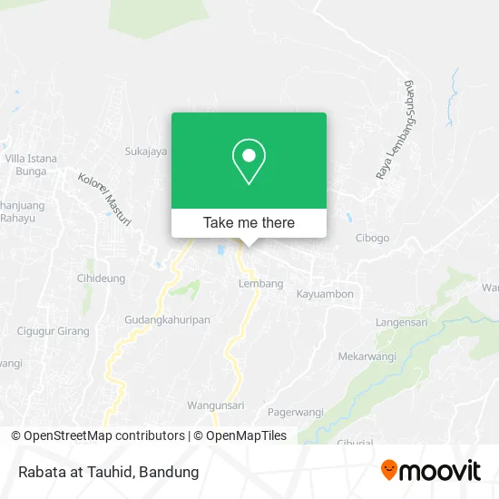 Rabata at Tauhid map