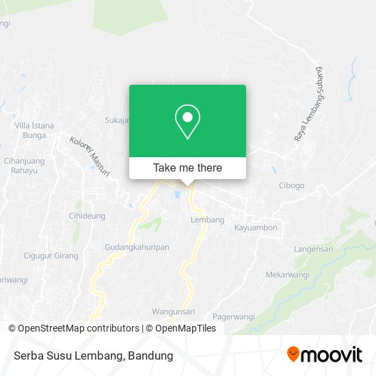 Serba Susu Lembang map