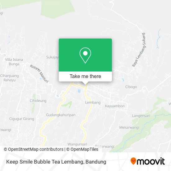 Keep Smile Bubble Tea Lembang map