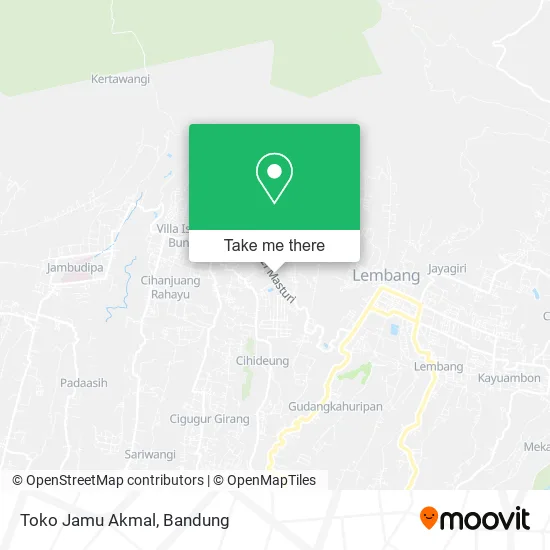 Toko Jamu Akmal map